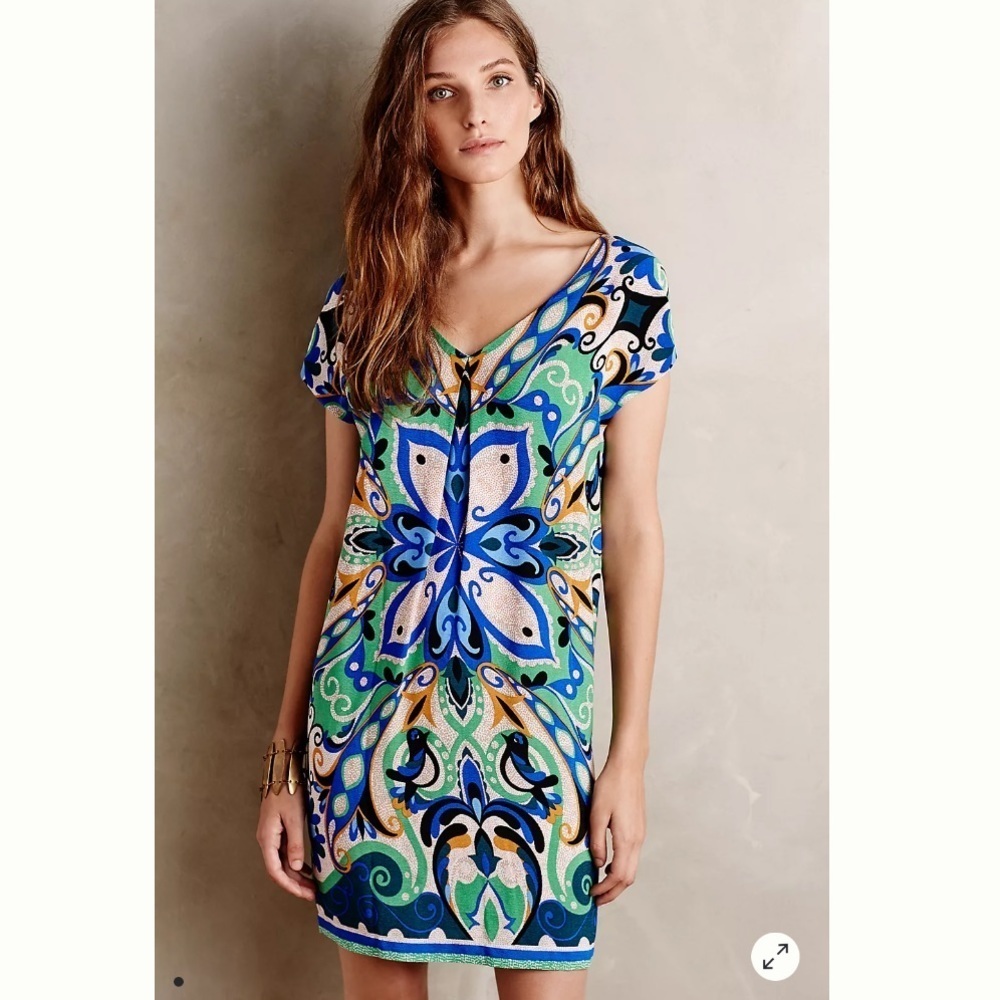 Anthropologie Maeve Folksong Shift Dress